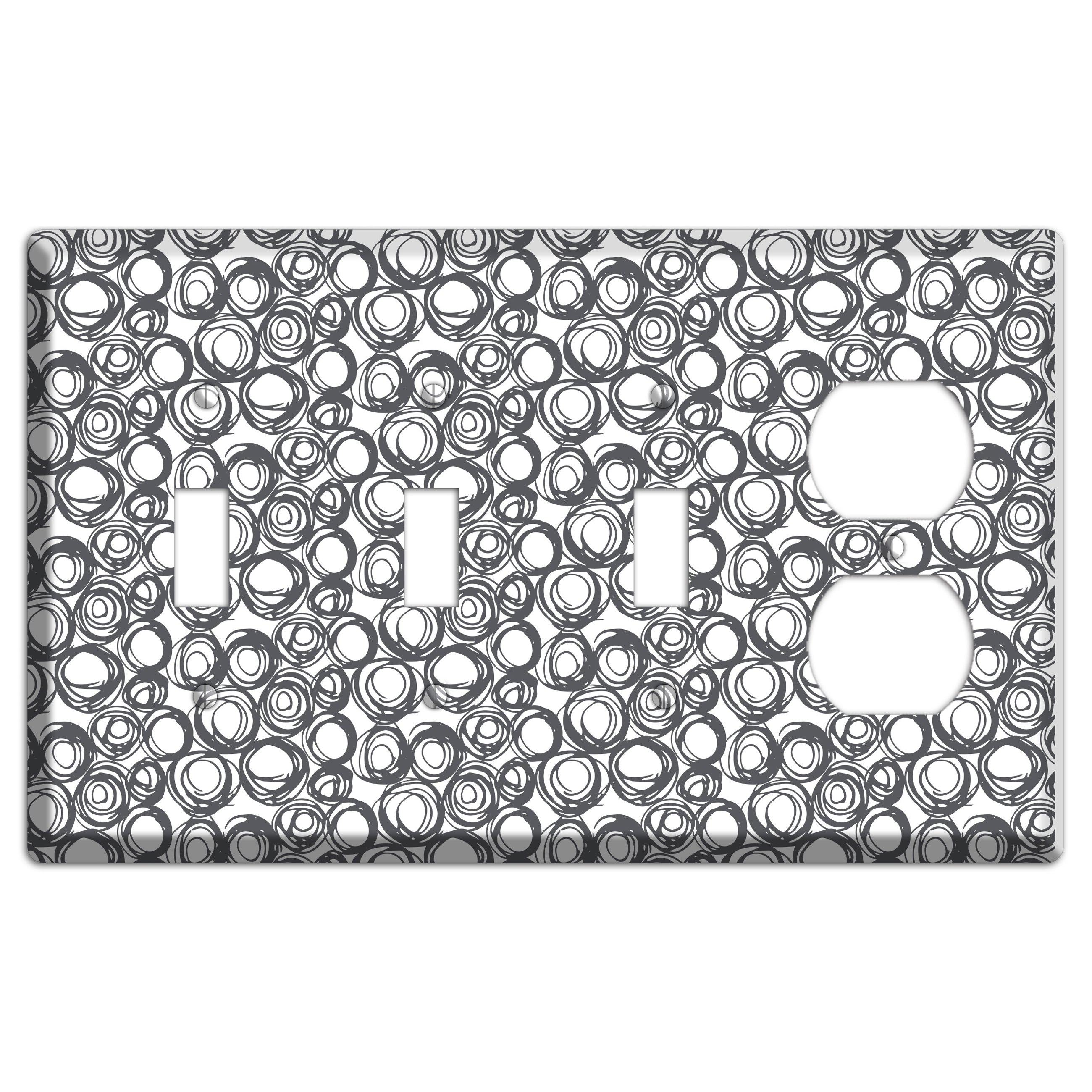 Abstract 24 3 Toggle / Duplex Wallplate