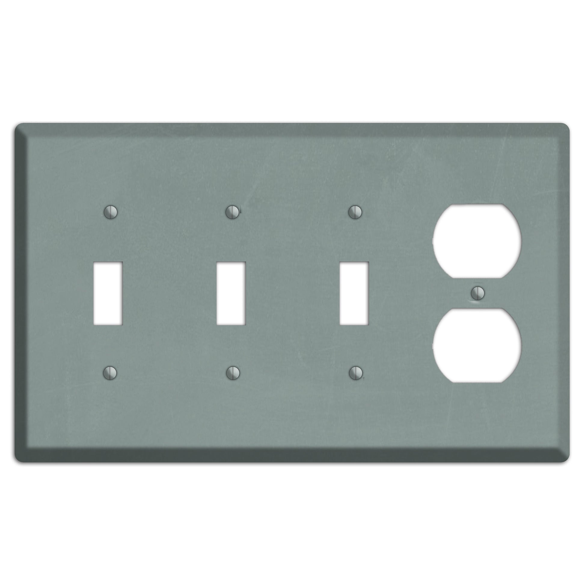 Chalk Faded Gree 3 Toggle / Duplex Wallplate
