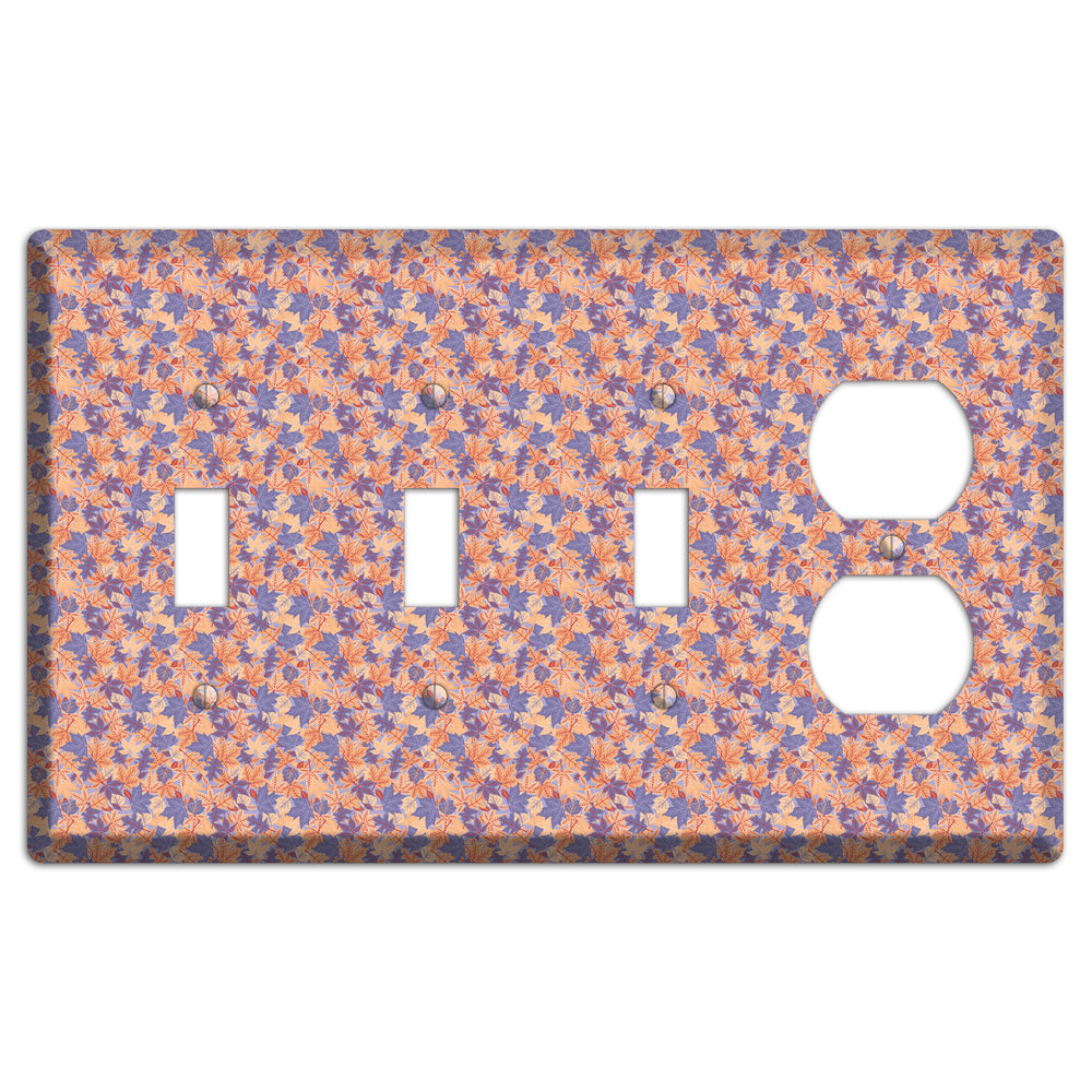 Autumn Leaves Overlay 3 Toggle / Duplex Wallplate