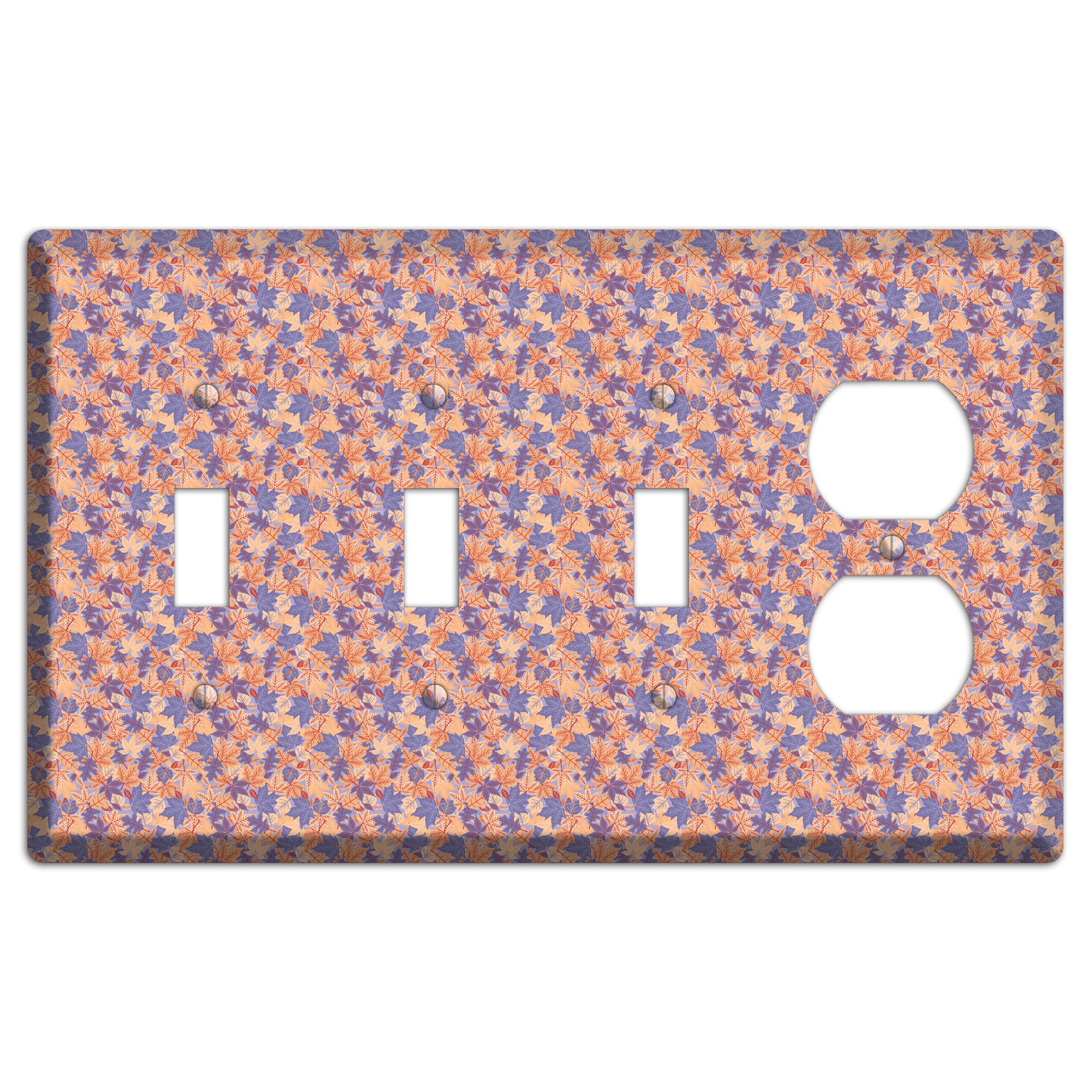 Autumn Leaves Overlay 3 Toggle / Duplex Wallplate