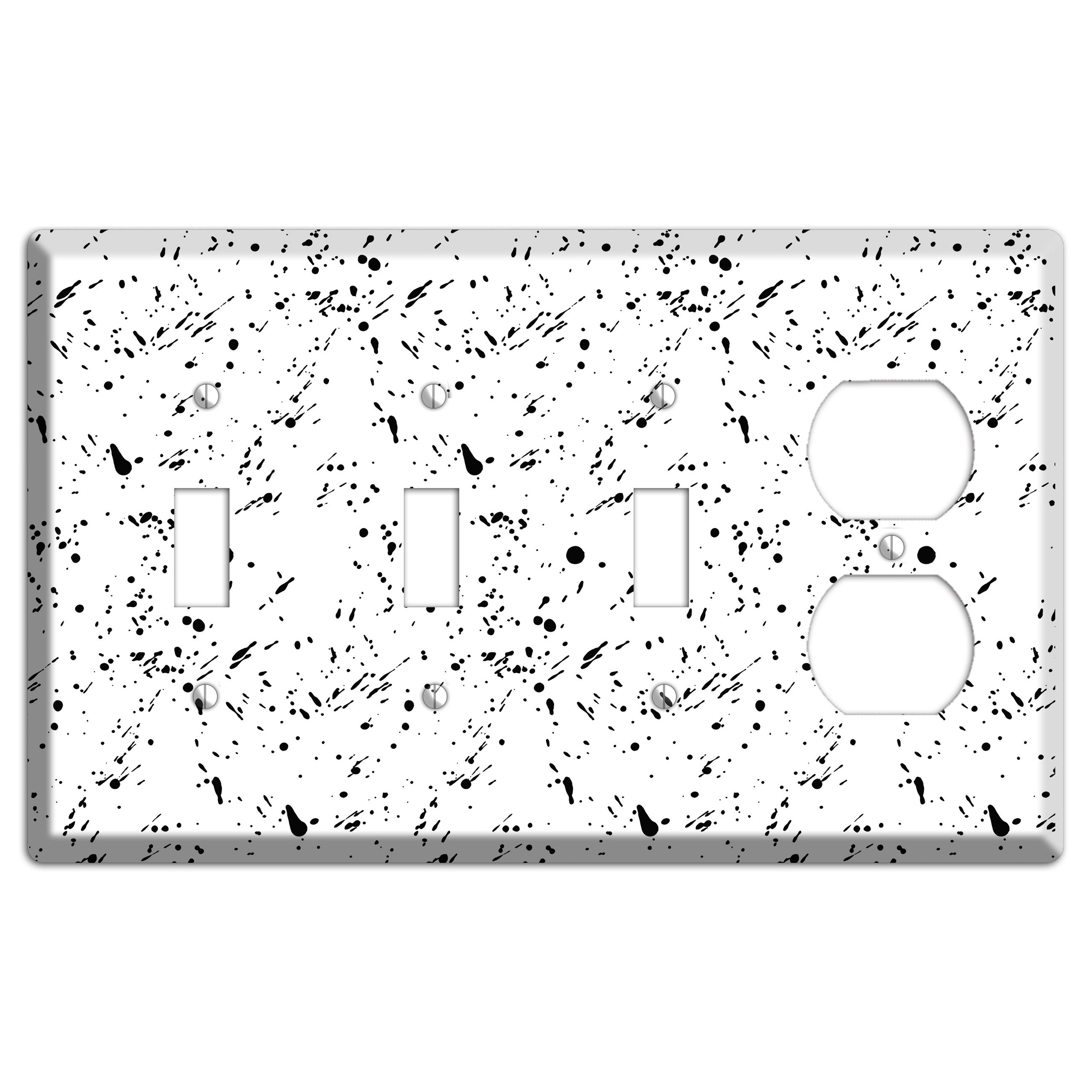 Ink Splash 10 3 Toggle / Duplex Wallplate