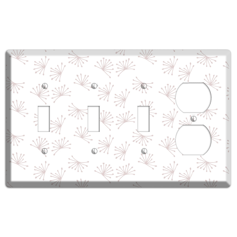 Abstract 2 3 Toggle / Duplex Wallplate