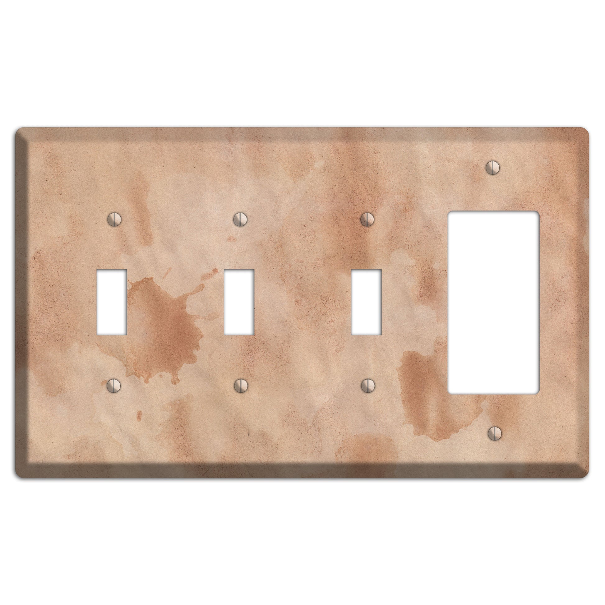 Aged Paper 2 3 Toggle / Rocker Wallplate