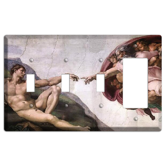 Michelangelo 1 3 Toggle / Rocker Wallplate