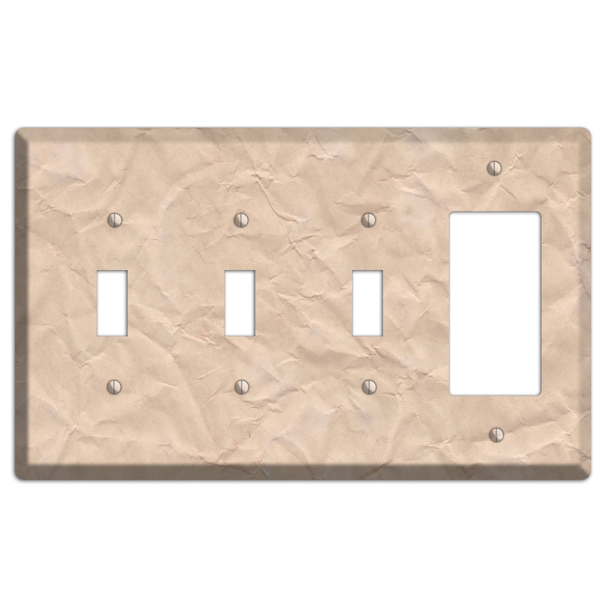 Aged Paper 5 3 Toggle / Rocker Wallplate