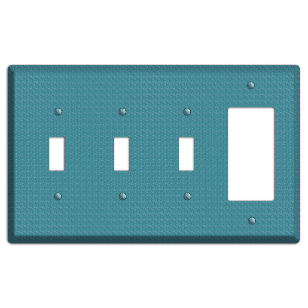 Jade Swirls 3 Toggle / Rocker Wallplate