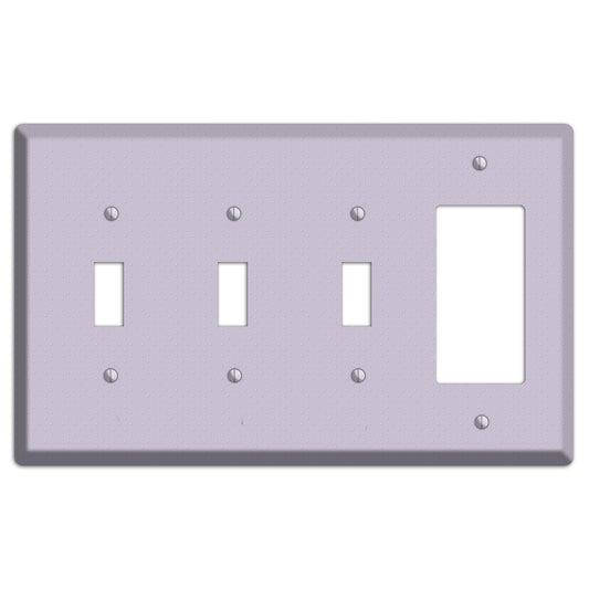 Lavende with Tiny Dots 3 Toggle / Rocker Wallplate