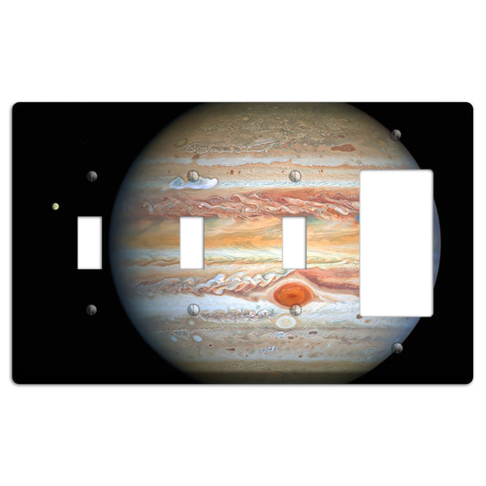 Hubble's View of Jupiter and Europa 3 Toggle / Rocker Wallplate
