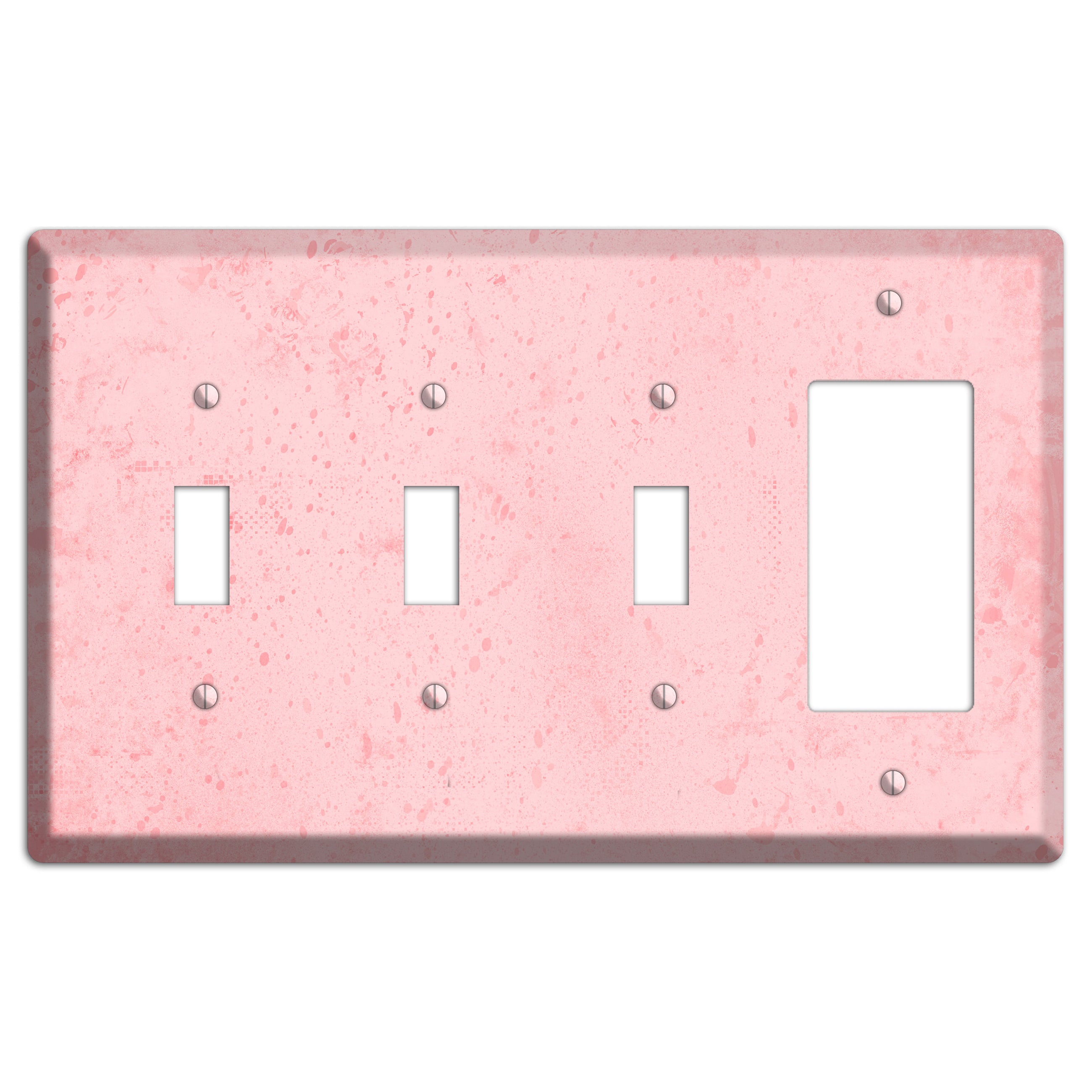 ShockingPpink Soft Coral 3 Toggle / Rocker Wallplate
