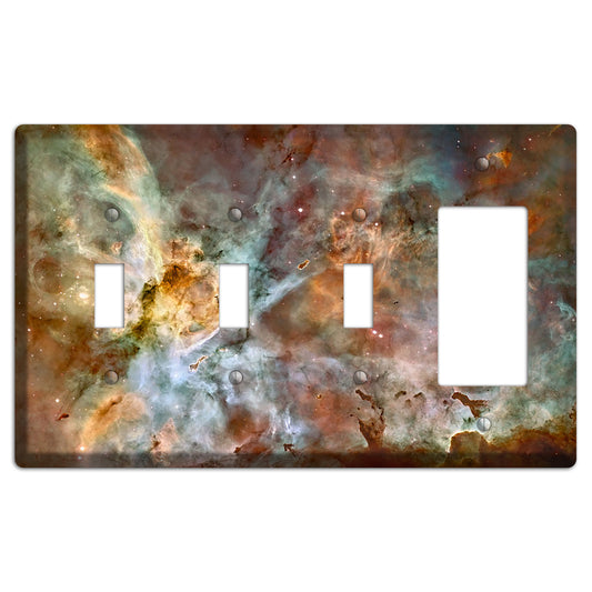 Star birth in the extreme 3 Toggle / Rocker Wallplate