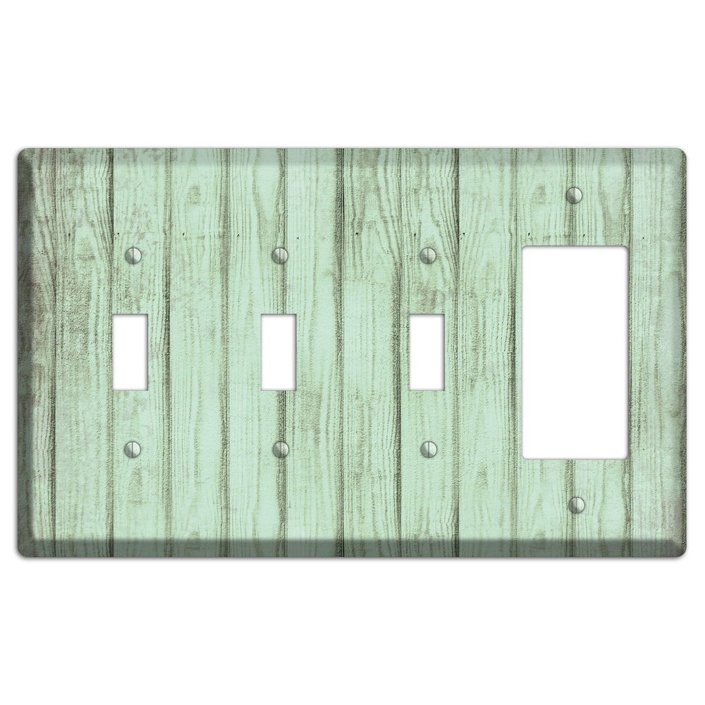 Norway Weathered Wood 3 Toggle / Rocker Wallplate
