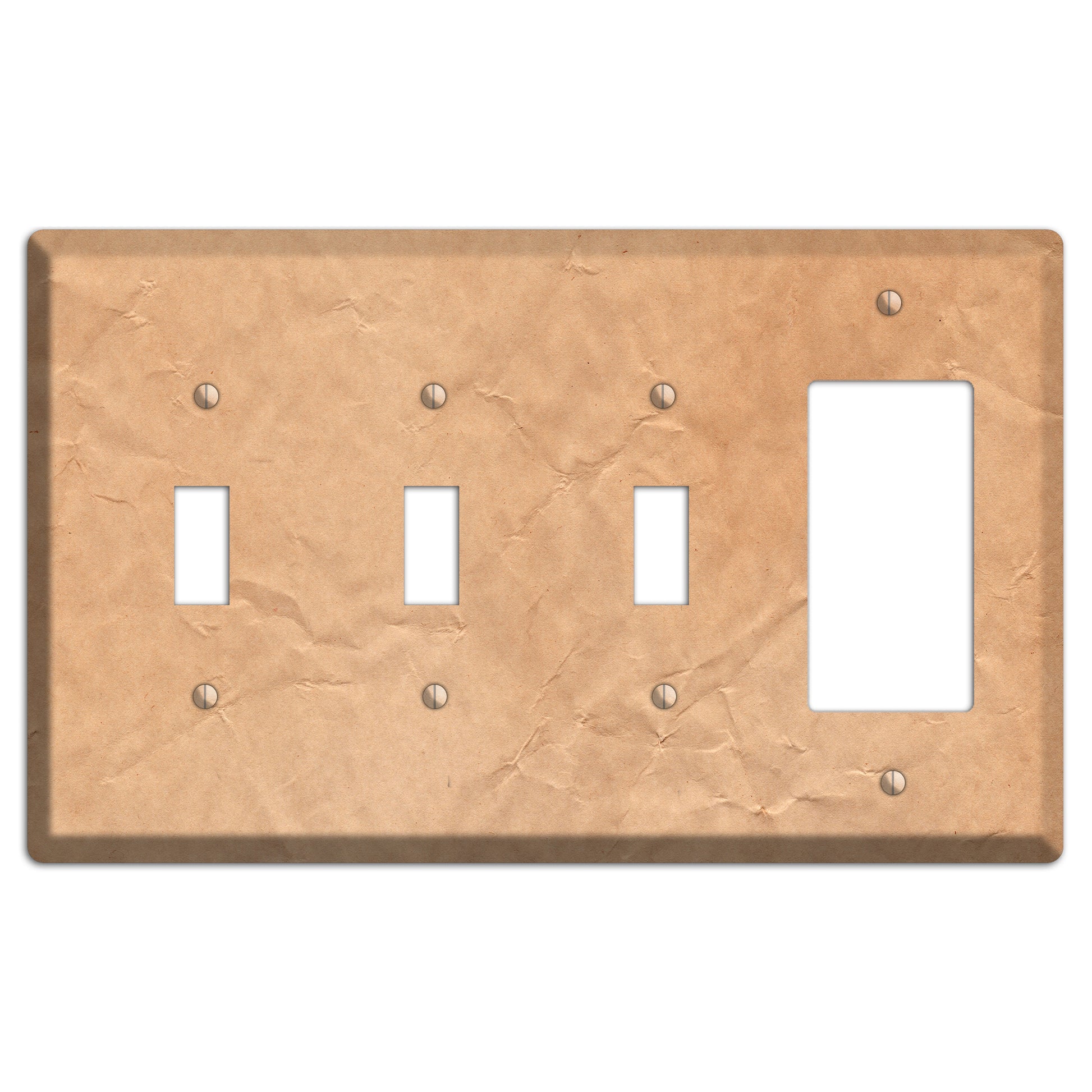 Aged Paper 6 3 Toggle / Rocker Wallplate