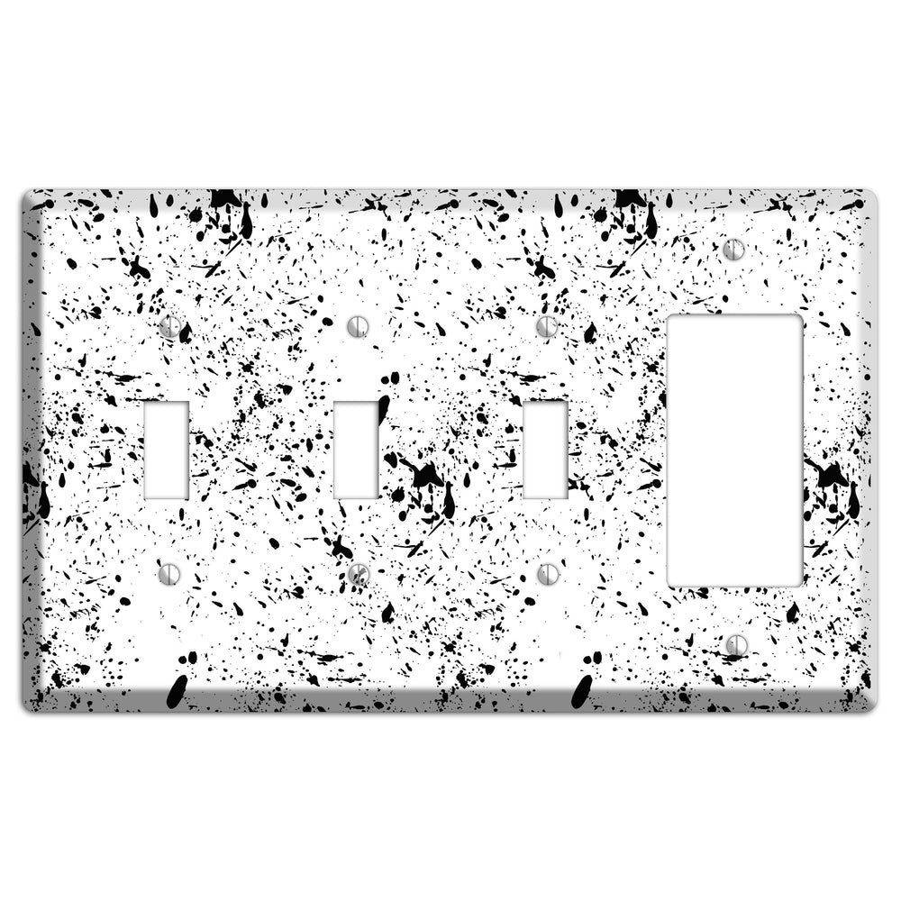Ink Splash 7 3 Toggle / Rocker Wallplate