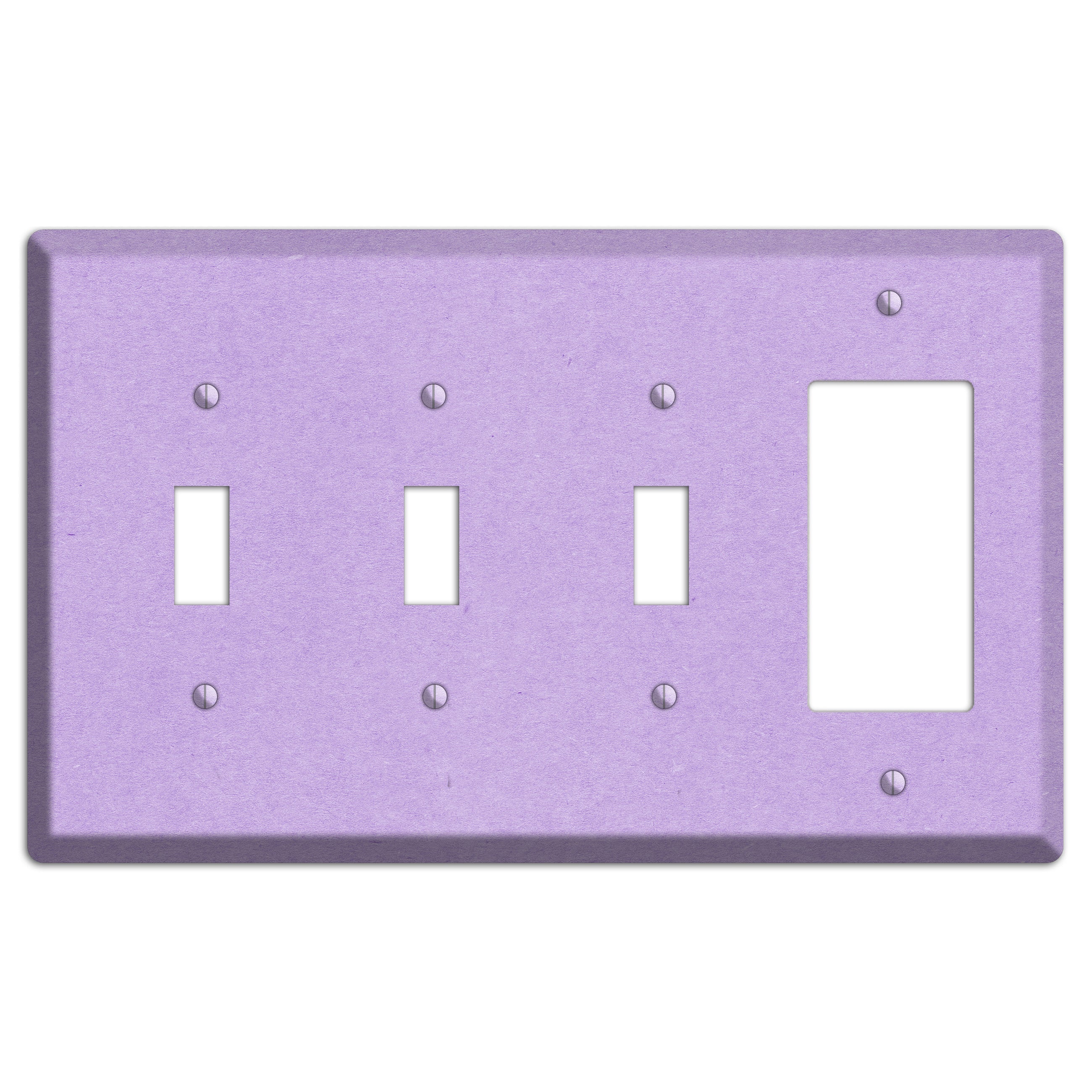 Wisteria Kraft 3 Toggle / Rocker Wallplate