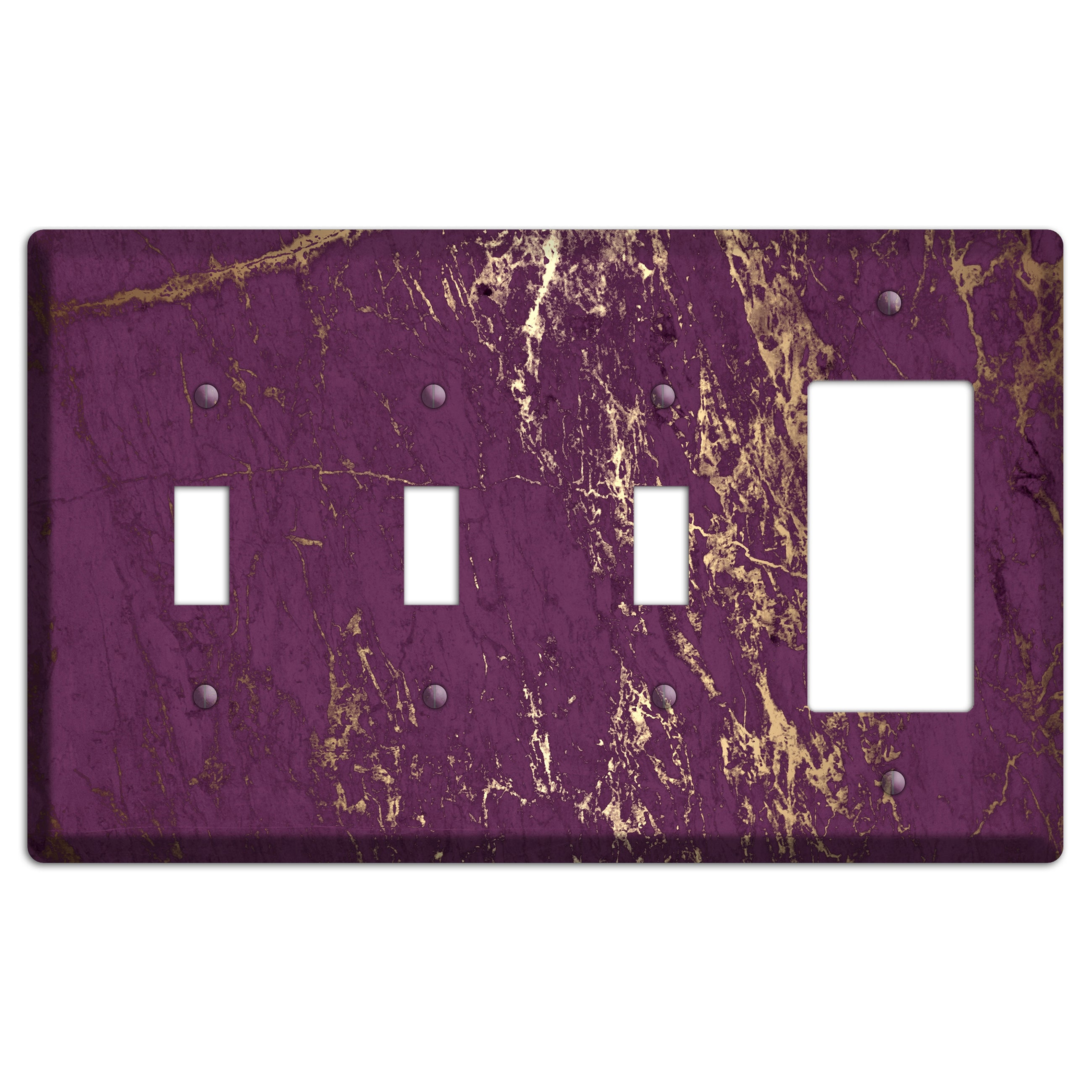 Finn Marble 3 Toggle / Rocker Wallplate