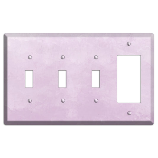 Lilac Ombre 3 Toggle / Rocker Wallplate