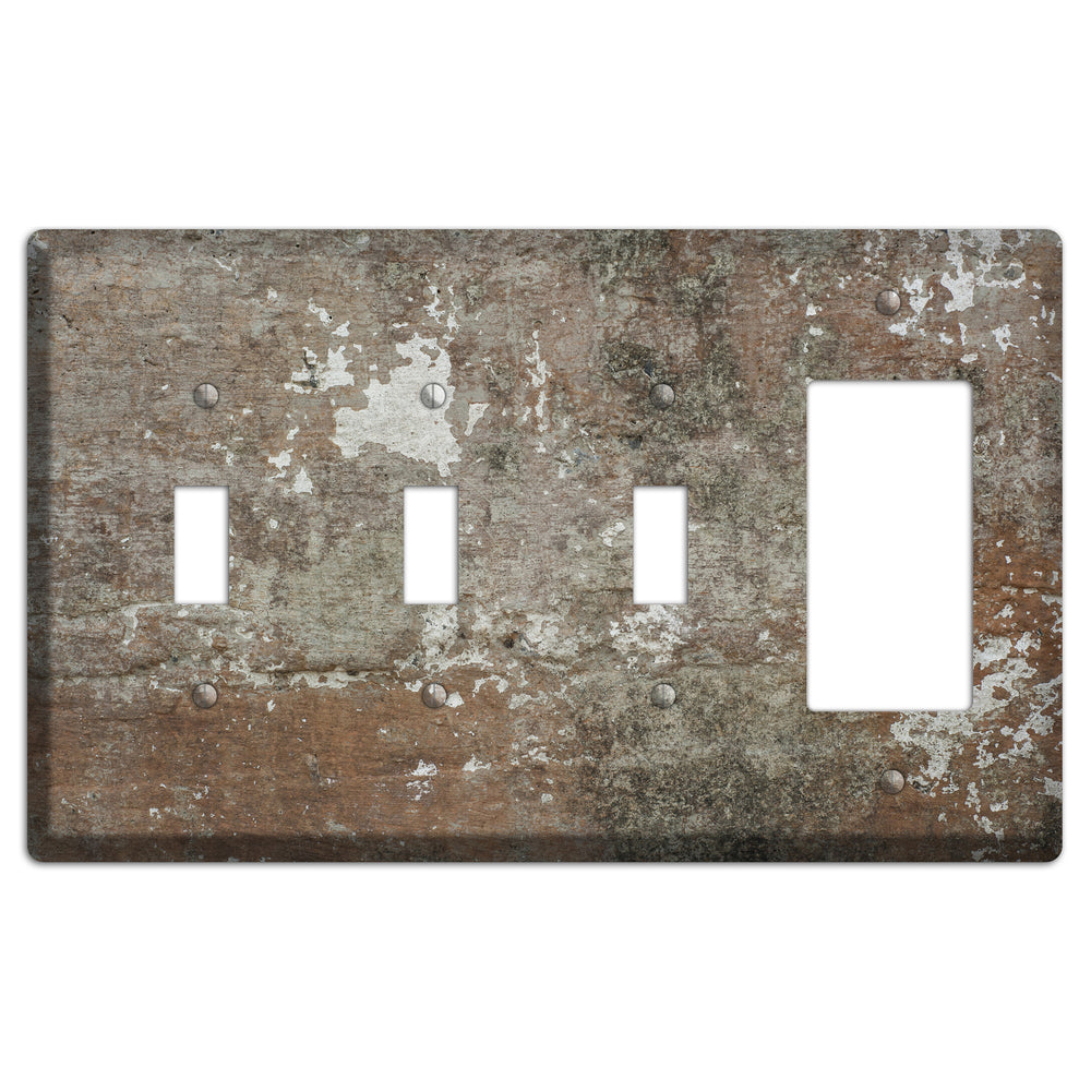 Old Concrete 11 3 Toggle / Rocker Wallplate