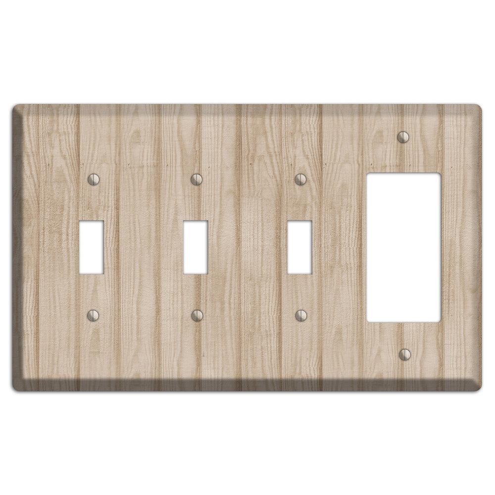Indian Khaki Neutral Texture 3 Toggle / Rocker Wallplate