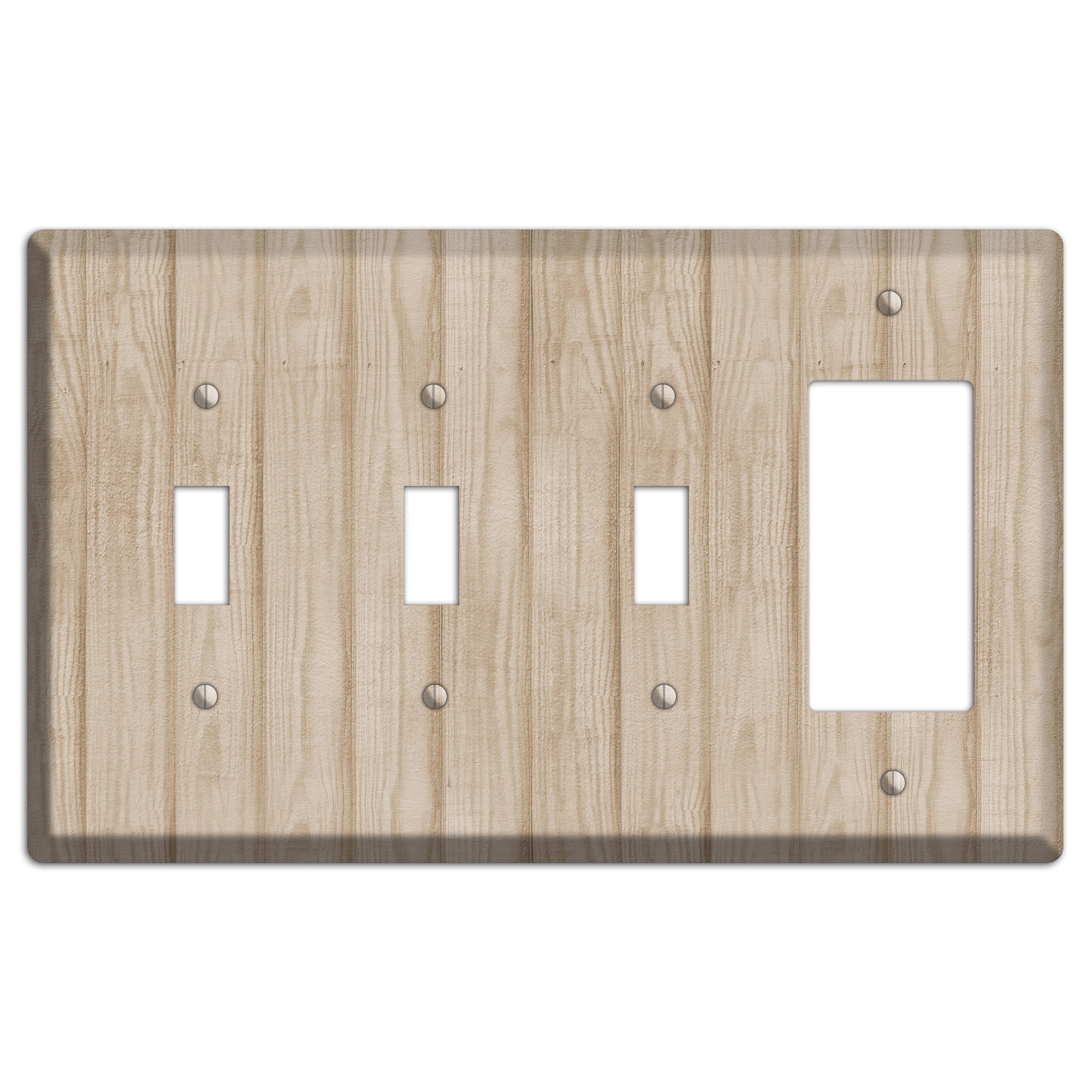 Indian Khaki Neutral Texture 3 Toggle / Rocker Wallplate