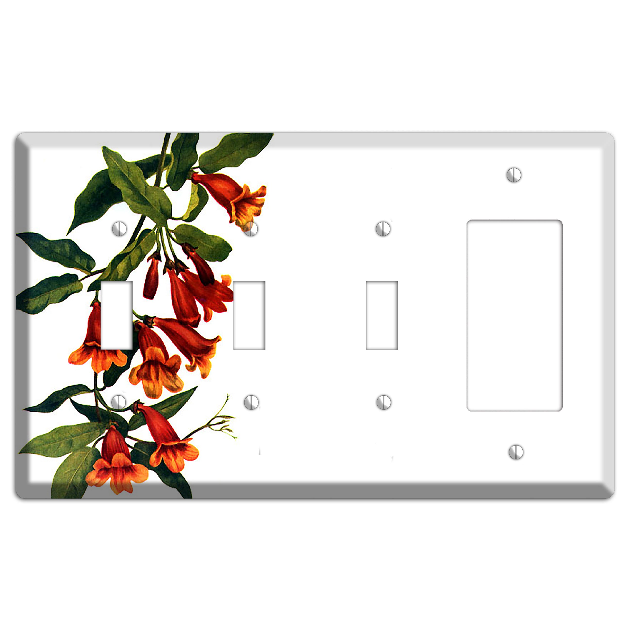 Bigonia Capreolata 3 Toggle / Rocker Wallplate