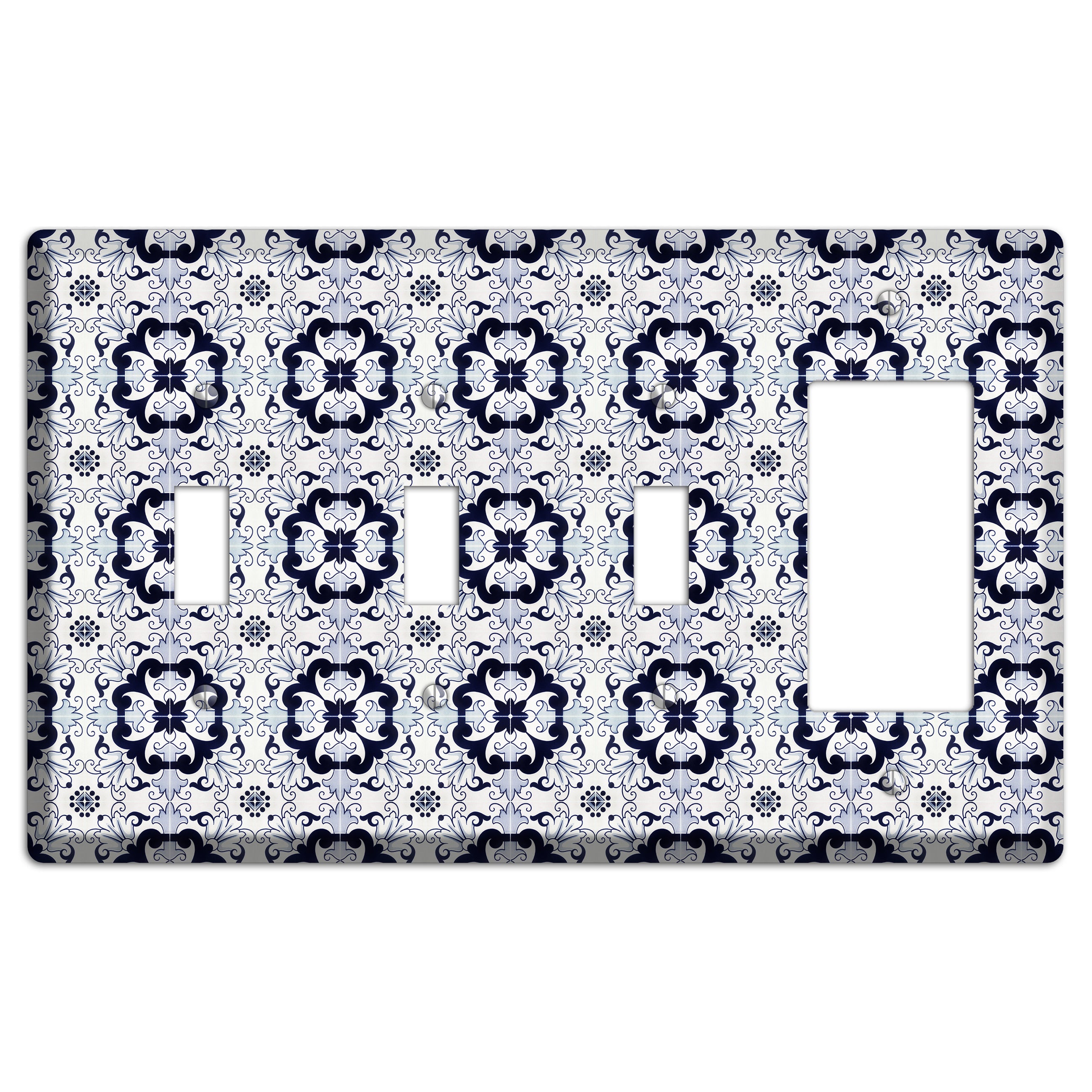 Tavira Tiles 7 3 Toggle / Rocker Wallplate