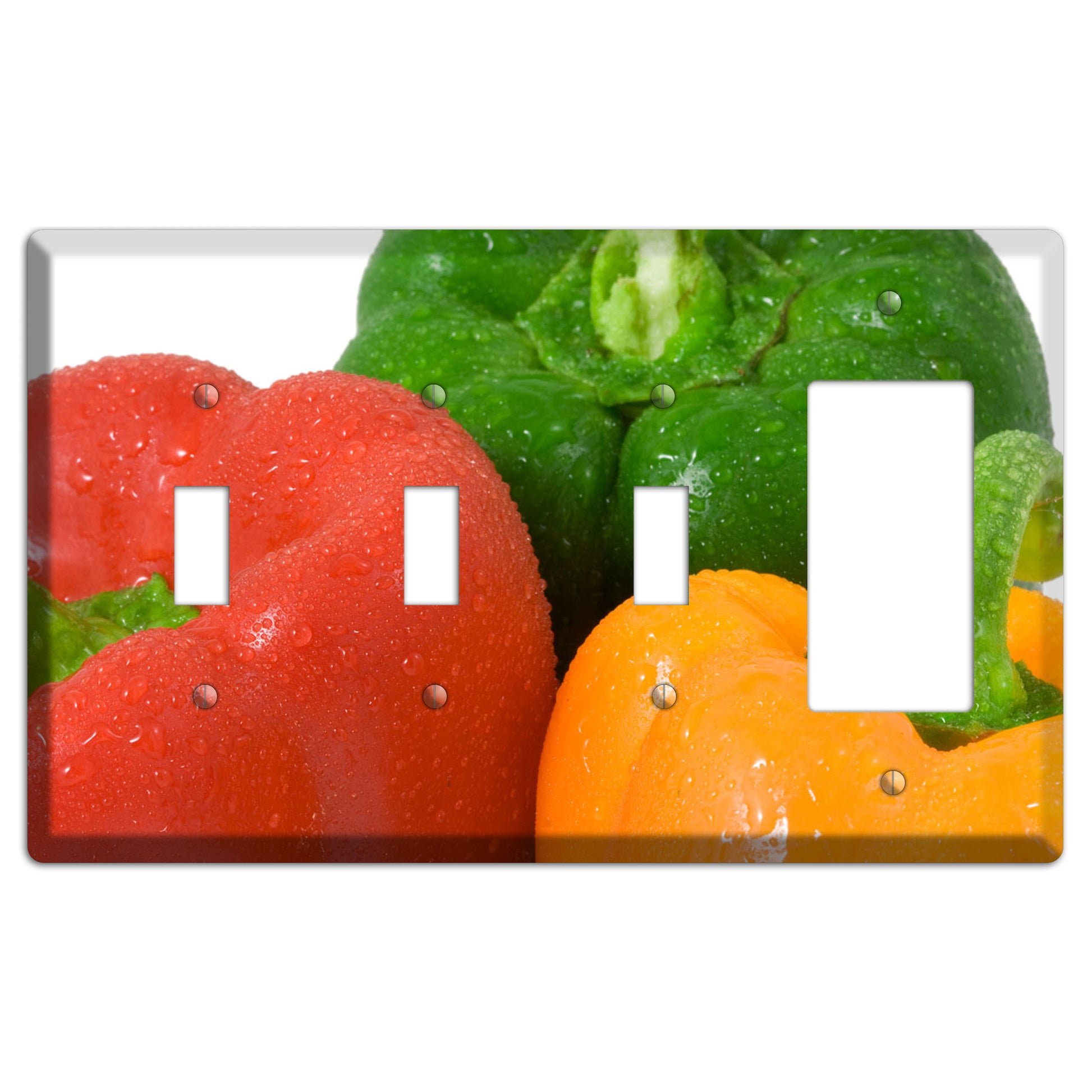 Peppers 3 Toggle / Rocker Wallplate