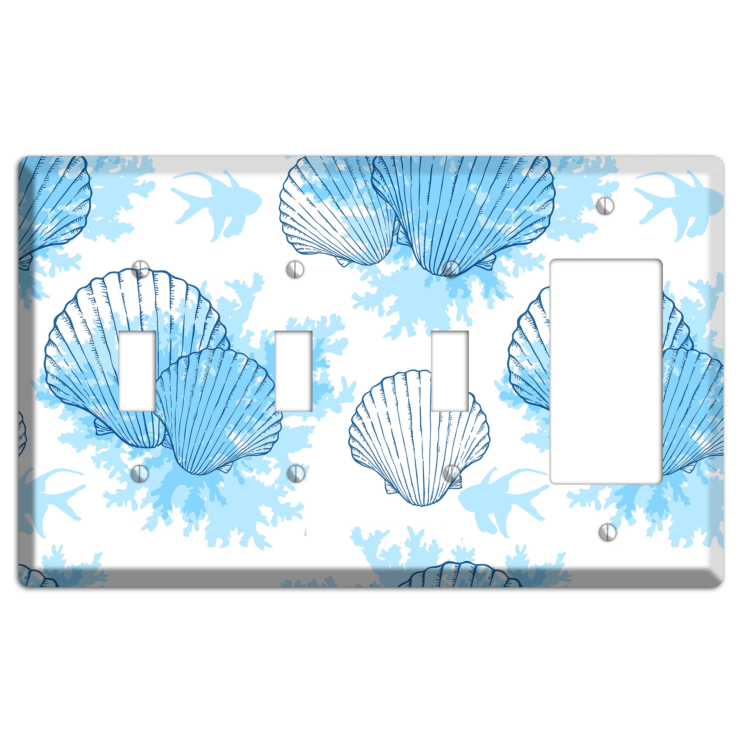 Shells 1 3 Toggle / Rocker Wallplate