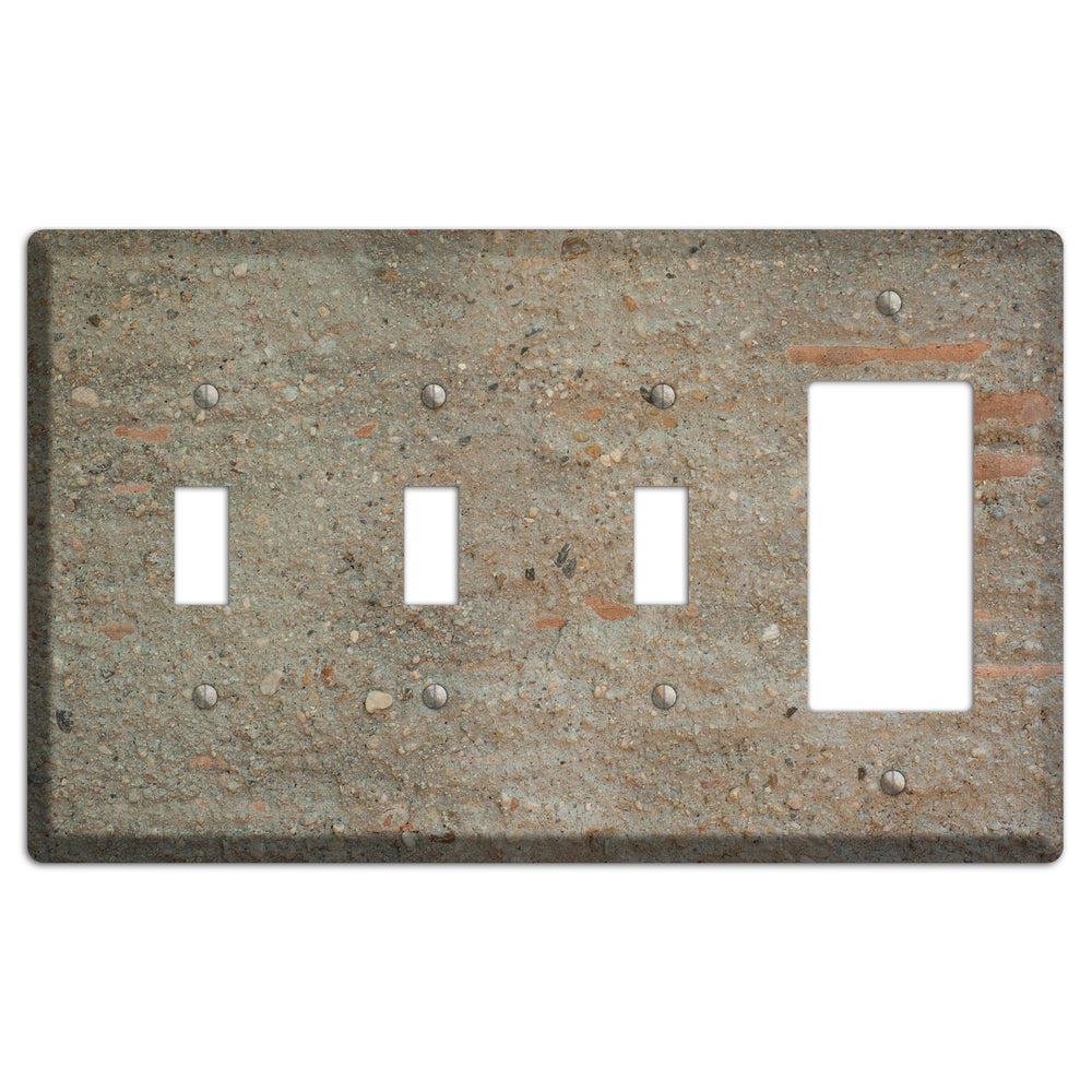 Plaster 1 3 Toggle / Rocker Wallplate