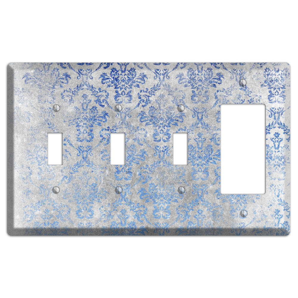 Loblolly Whimsical Damask 3 Toggle / Rocker Wallplate