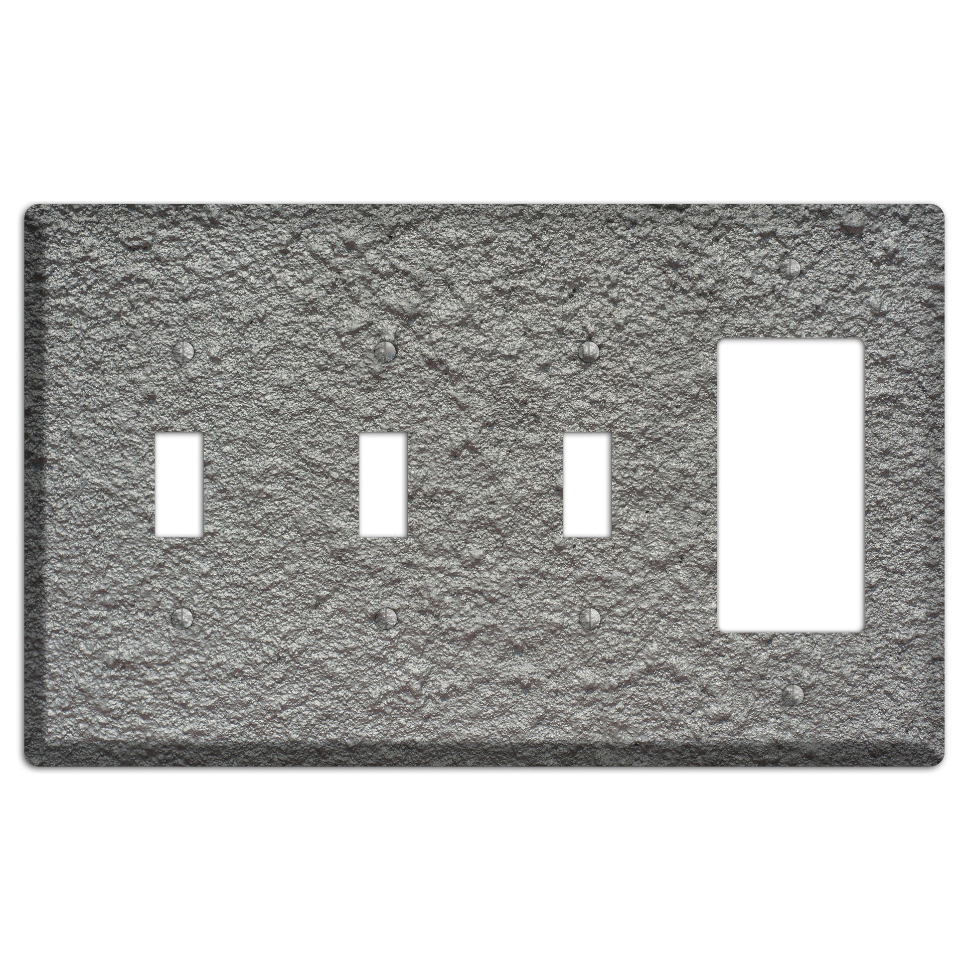 Plaster 10 3 Toggle / Rocker Wallplate