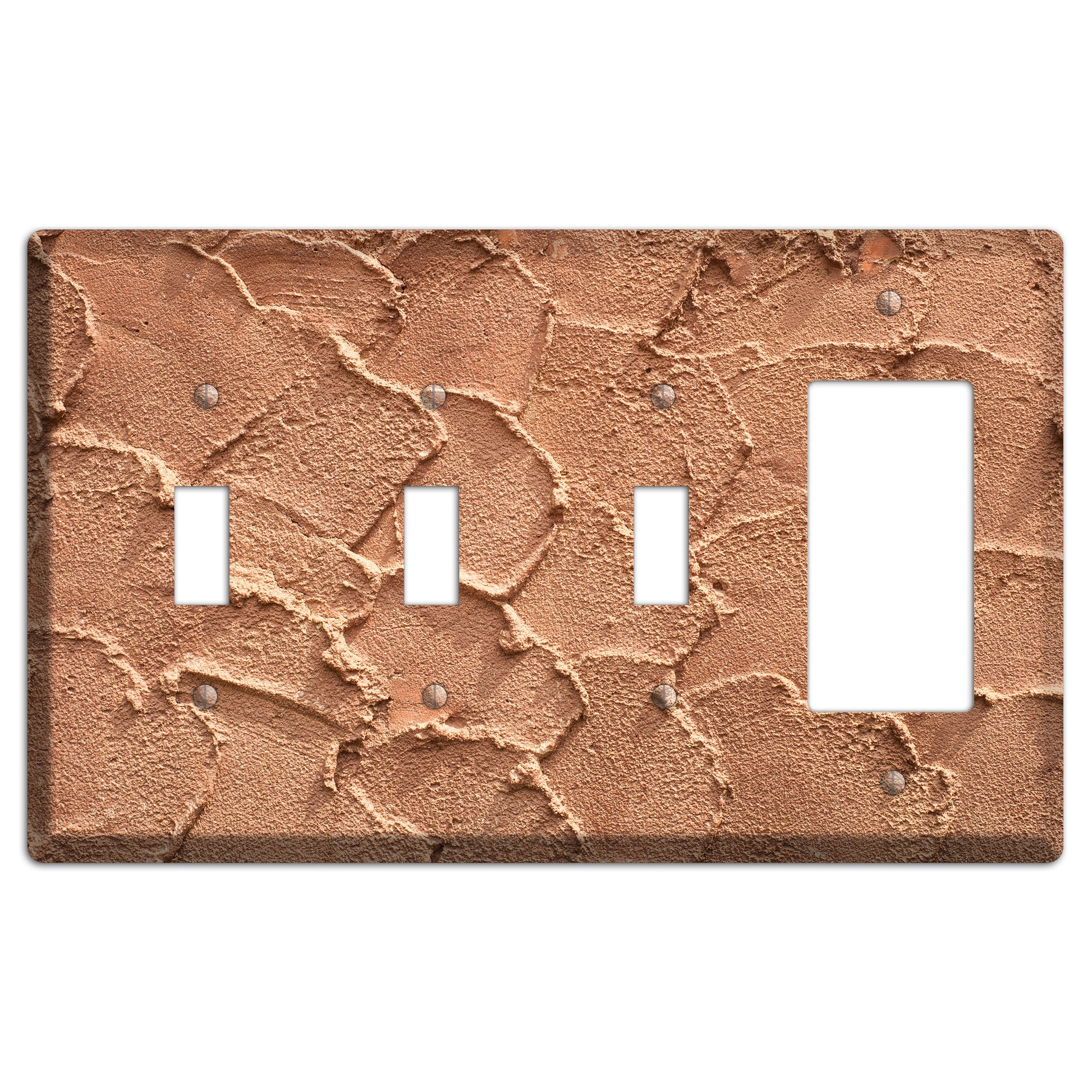 Plaster 5 3 Toggle / Rocker Wallplate