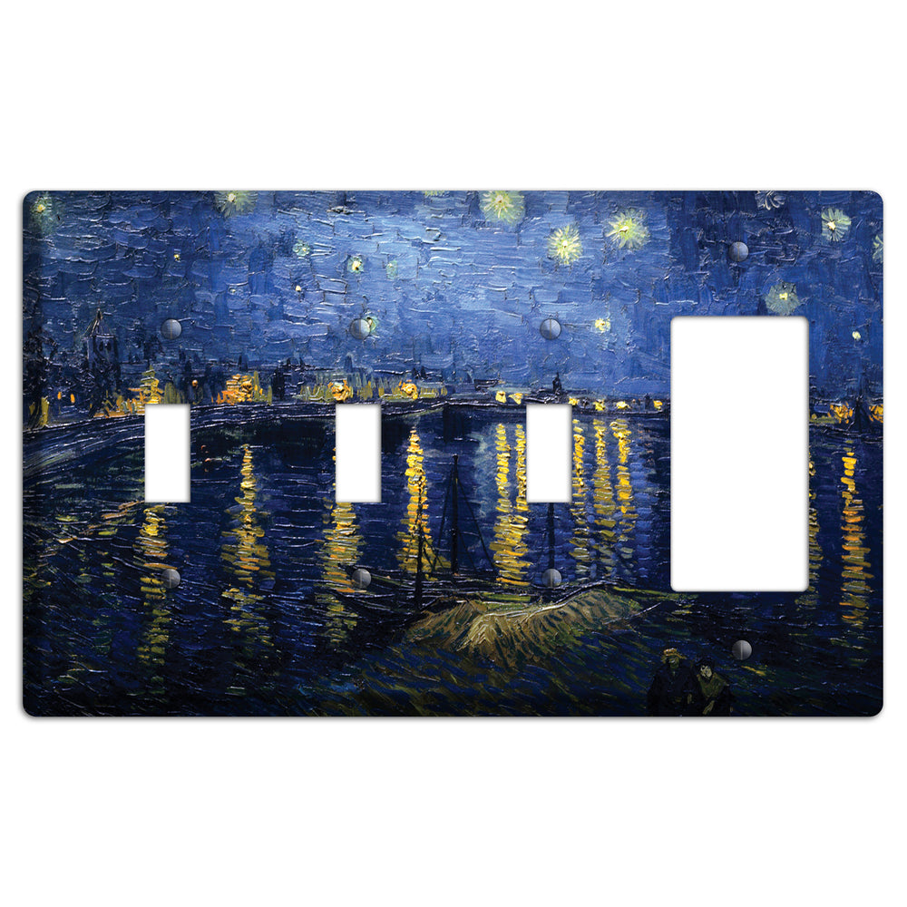 Vincent Van Gogh 3 Toggle / Rocker Wallplate