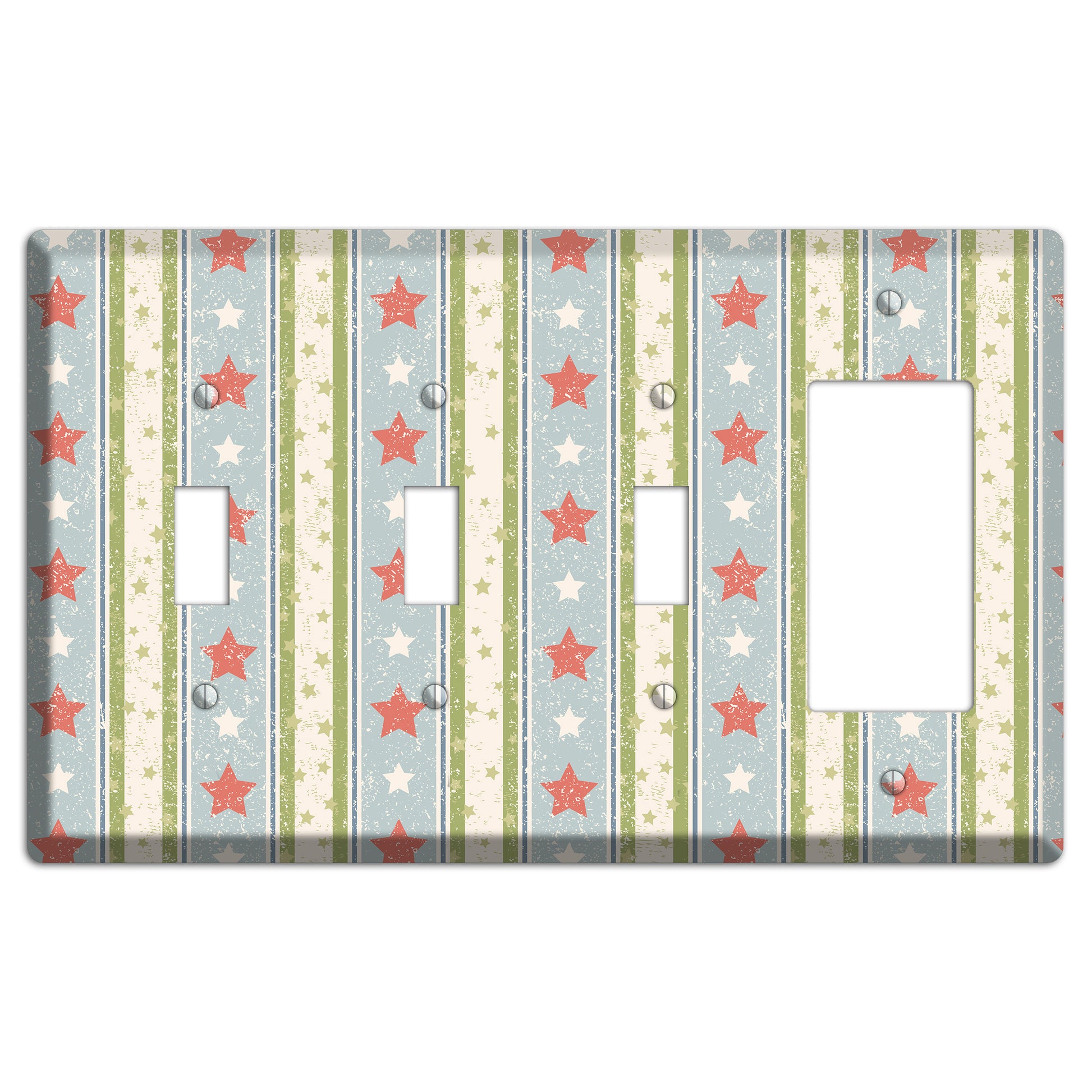 Christmas Morning 3 Toggle / Rocker Wallplate