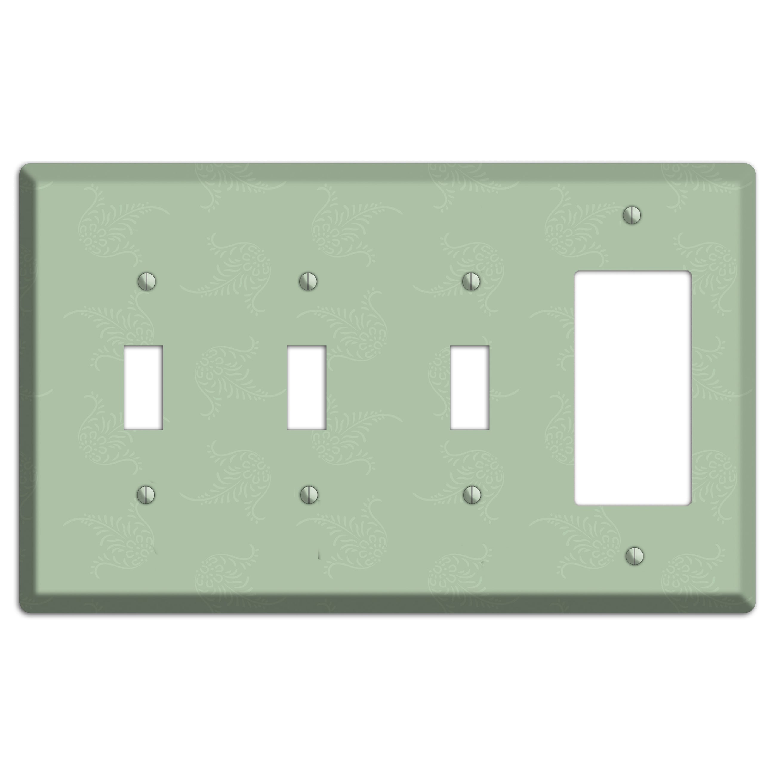 Sage Cartouche 3 Toggle / Rocker Wallplate