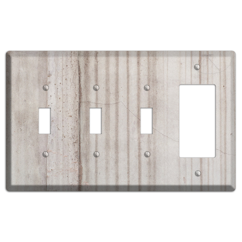Old Concrete 5 3 Toggle / Rocker Wallplate