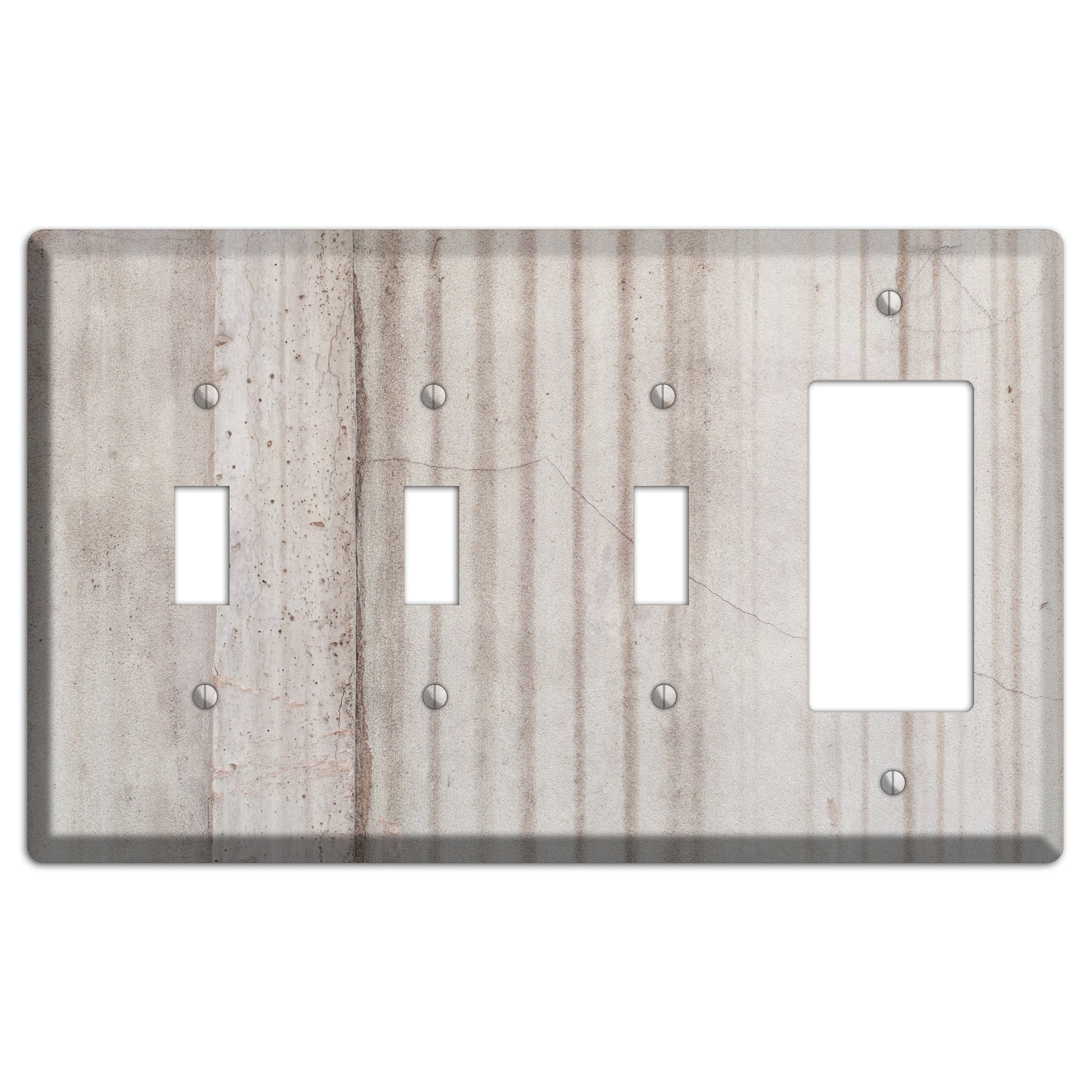 Old Concrete 5 3 Toggle / Rocker Wallplate