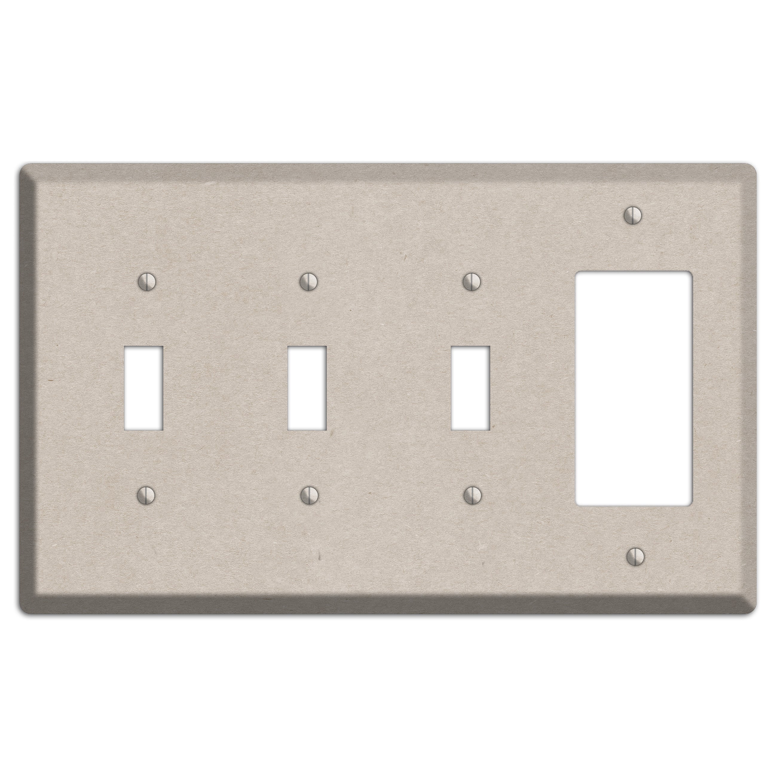 Bison Hide Kraft 3 Toggle / Rocker Wallplate