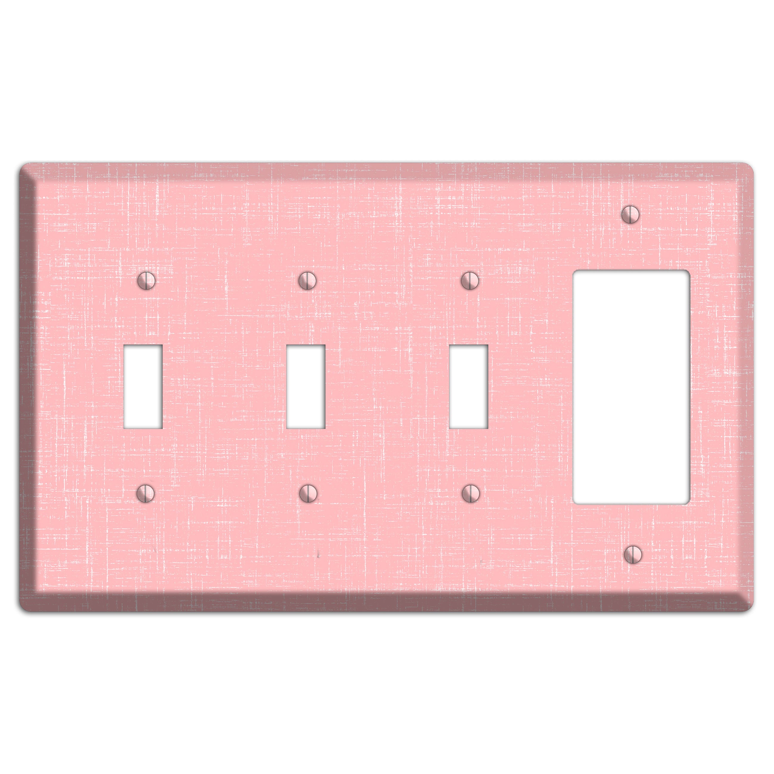 Amber Soft Coral 3 Toggle / Rocker Wallplate
