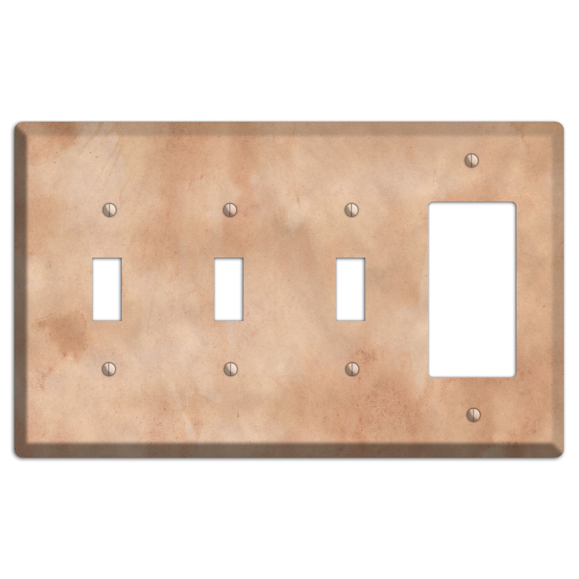 Aged Paper 4 3 Toggle / Rocker Wallplate