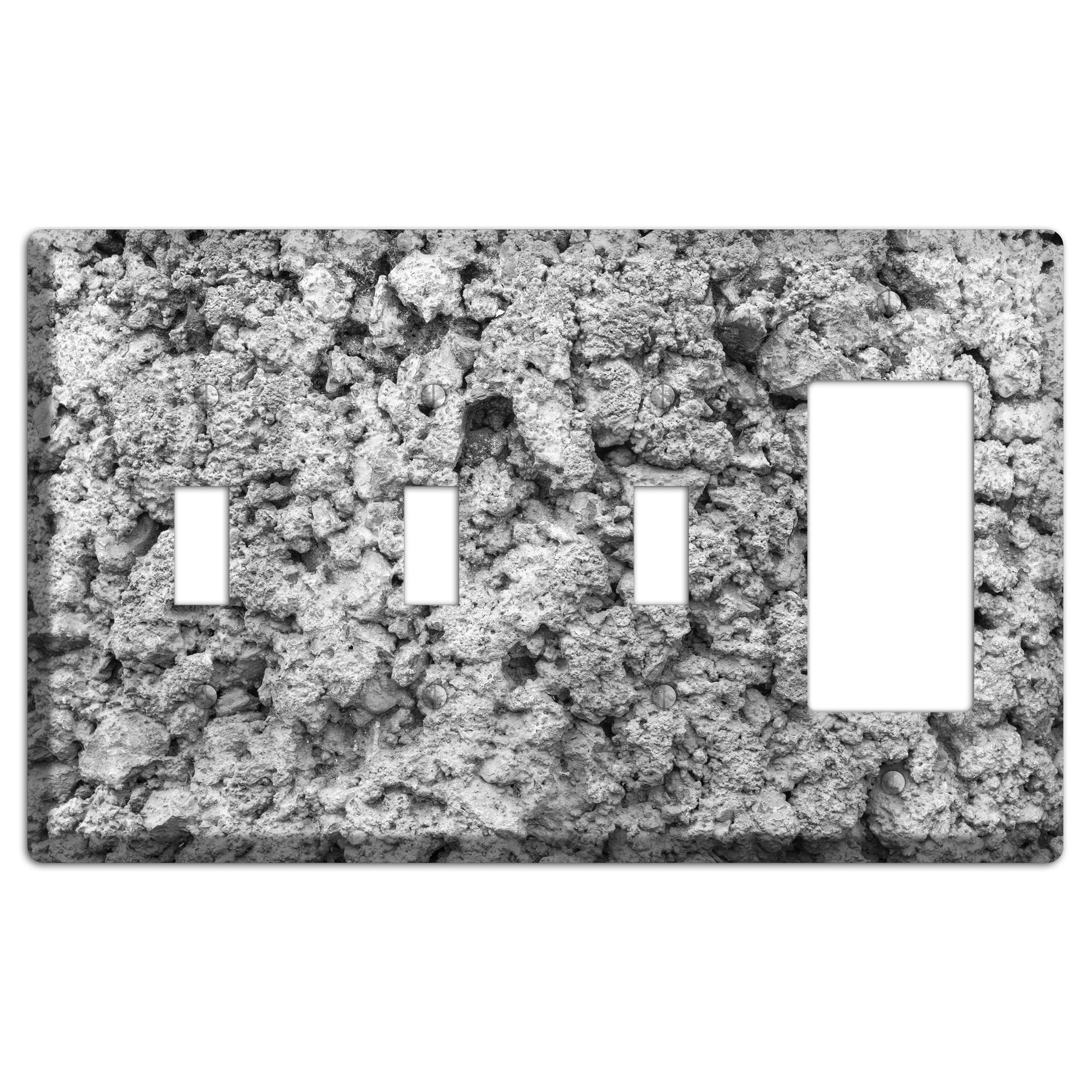 Plaster 9 3 Toggle / Rocker Wallplate