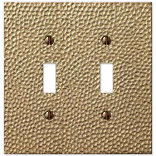Selene Satin Gold Double Toggle:Wallplatesonline.com