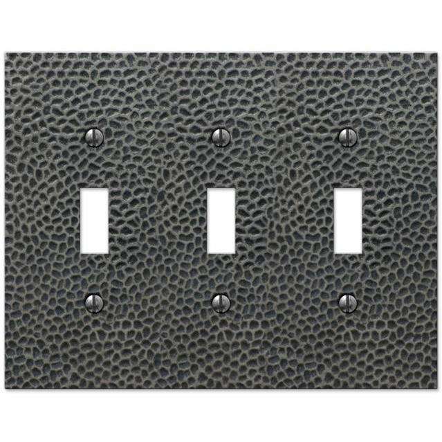 Selene Antique Nickel Triple Toggle:Wallplatesonline.com