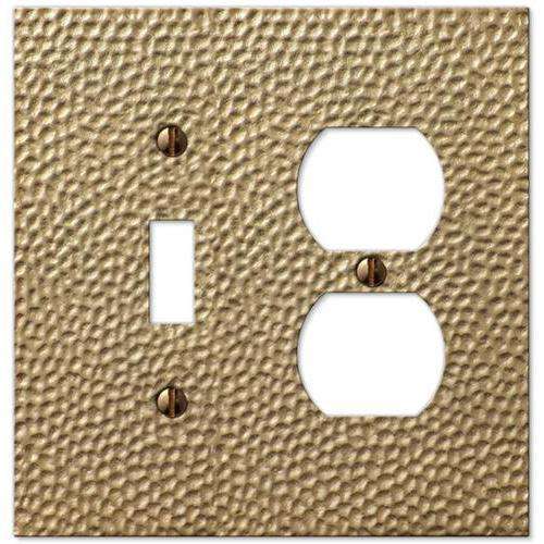 Selene Satin Gold Toggle / Duplex Outlet