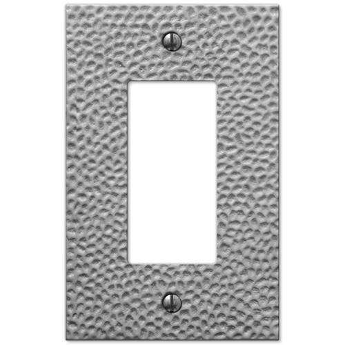 Selene Satin Nickel 1 Rocker (GFI):Wallplatesonline.com