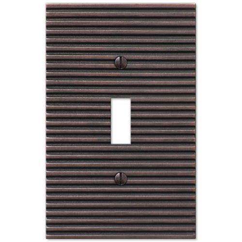 Lina Antique Bronze Cover Plates:Wallplatesonline.com