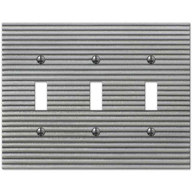 Lina Satin Nickel Triple Toggle