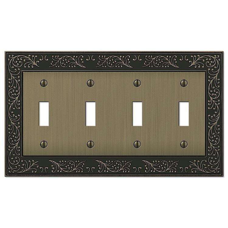 English Garden Brushed Brass 4 Toggle