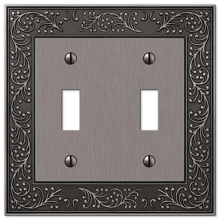 English Garden Antique Nickel Double Toggle