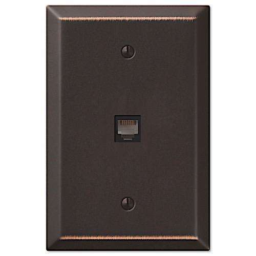 Oversized Aged Bronze Steel 1PH Wallplate - Wallplatesonline.com