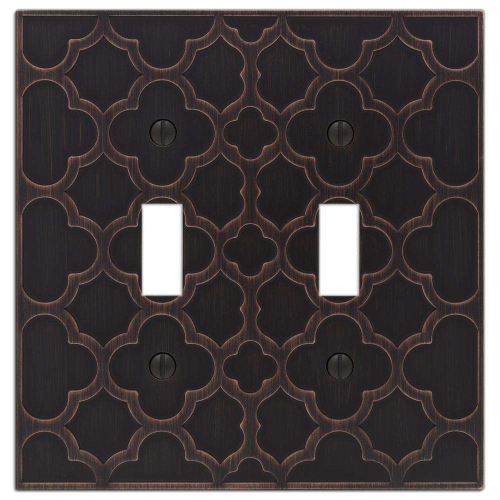 Tangier Aged Bronze Cast Double Toggle